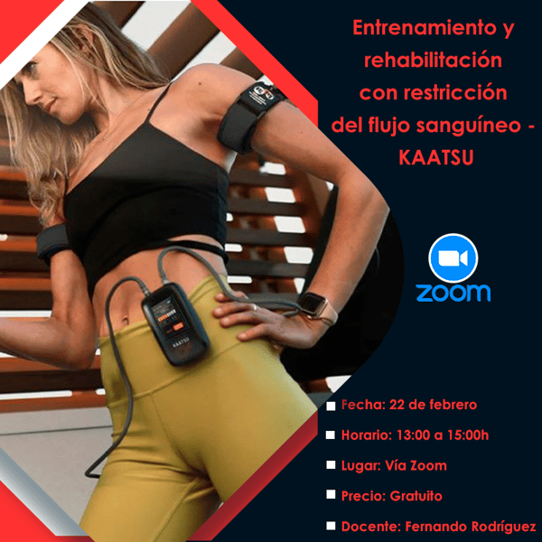 Training and rehabilitation with blood flow restriction - KAATSU - November 23 - 2024 - IN-PERSON